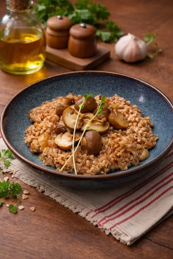Buckwheat with Mushrooms